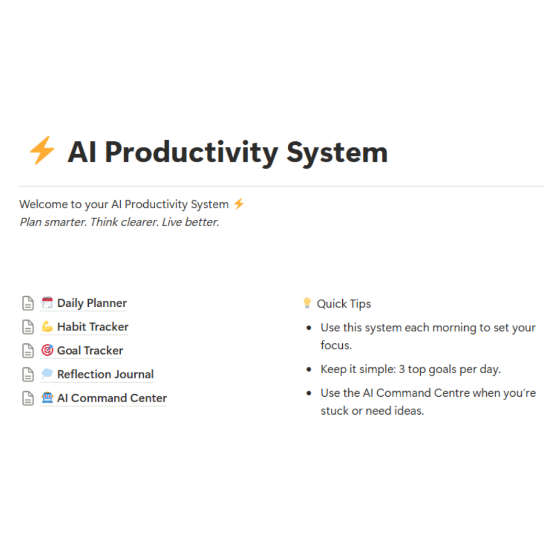 AI Productivity System